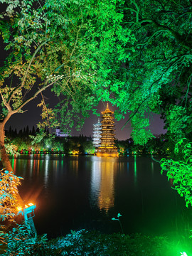 桂林山水城市景观