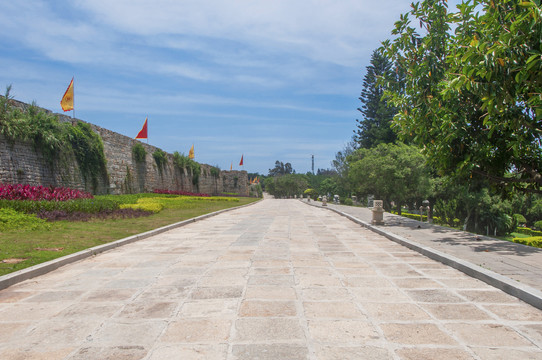 崇武古城石板道路