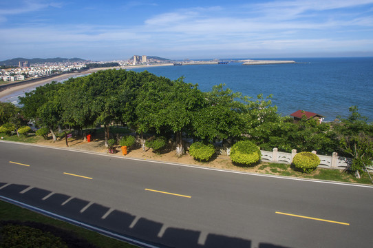 崇武古城旅游公路海景