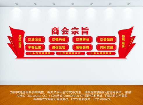 商會(huì)宗旨文化墻