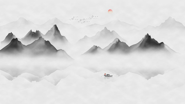 水墨山水