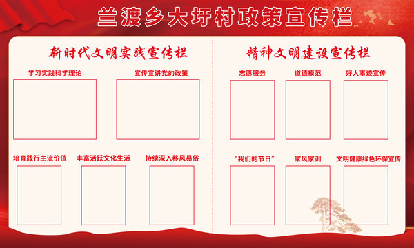 政策宣傳欄