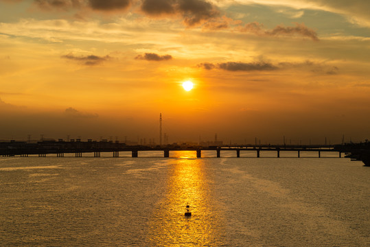 太阳日落风景