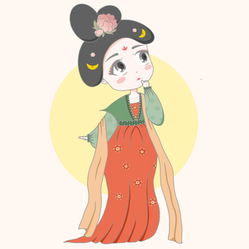 Q版唐朝頭像