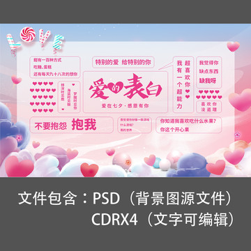 愛的告白背景