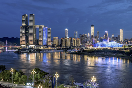 重庆朝天门夜景