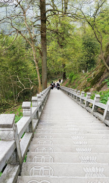 下山石头阶梯