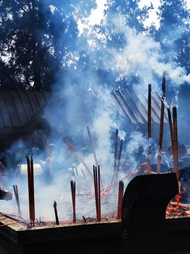 烧香上香祈福