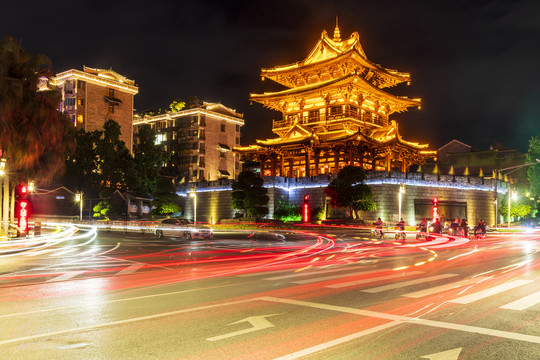 桂林逍遥楼夜景