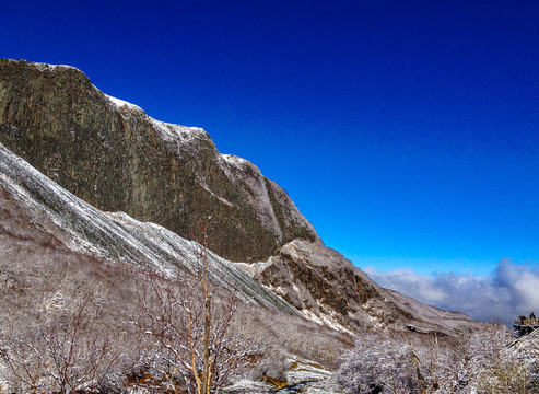 长白山冬景风光