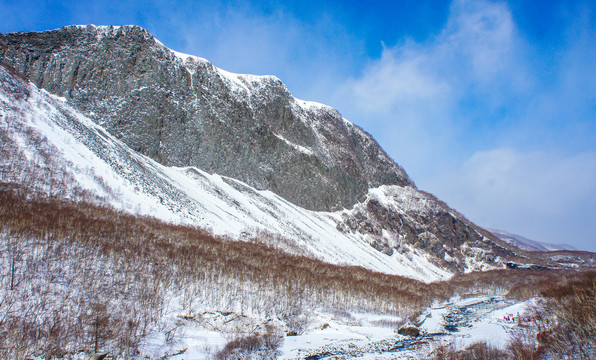 长白山冬景