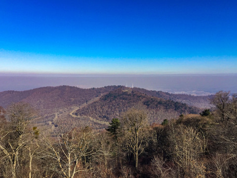 长白山冬景