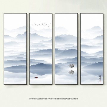 山水裝飾畫(huà)