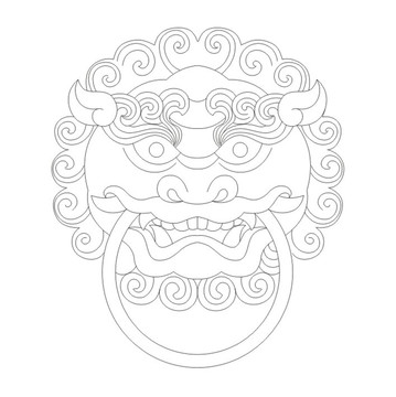 獅子頭獸頭
