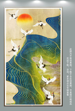 現(xiàn)代高端線條裝飾畫