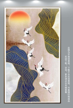 新中式裝飾畫