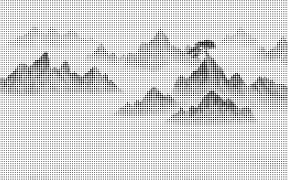 點狀山