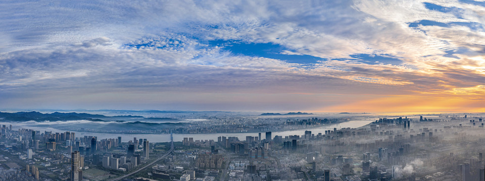 杭州全景滨江全景