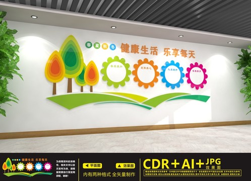 養(yǎng)身文化墻