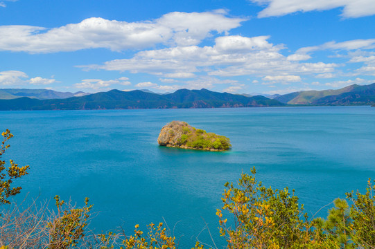 云南泸沽湖里格半岛