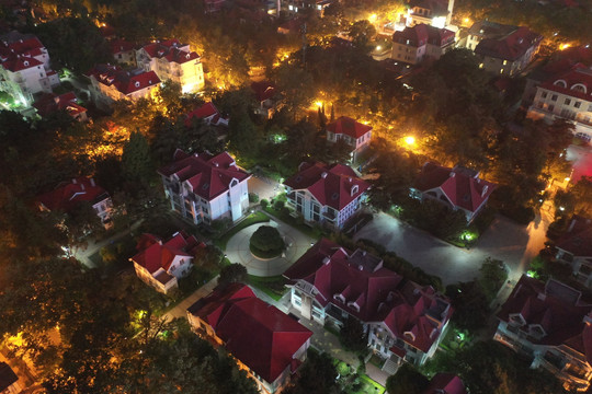 青岛灯光秀青岛夜景