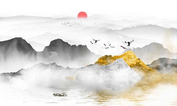禪意山水畫