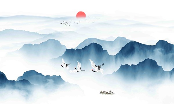 禪意山水畫