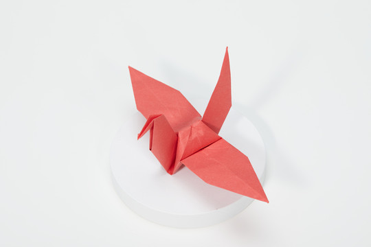 红色千纸鹤