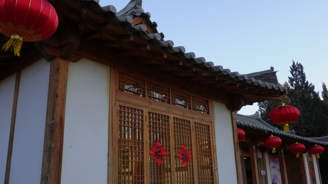 朝鲜族房屋建筑韩国传统建筑