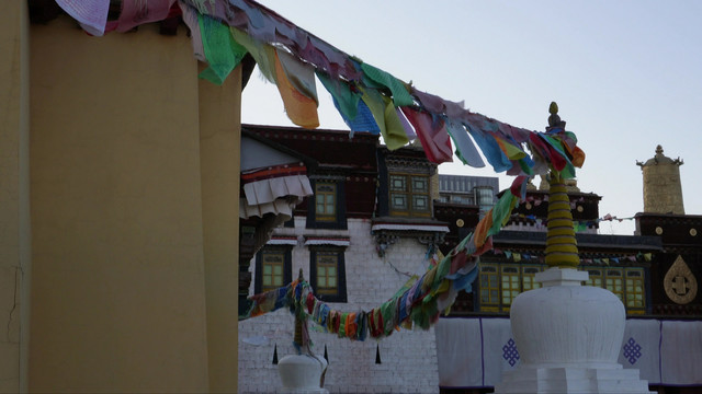 高原布达拉宫西藏民族建筑