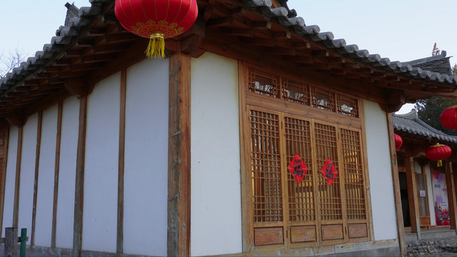 韩式建筑韩国朝鲜族房屋