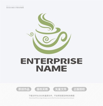 茶馆茶叶LOGO标志设计