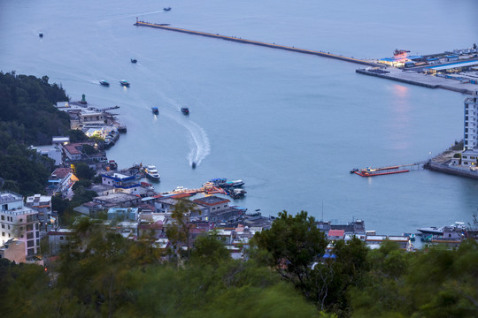 双月湾大海风景