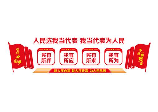 人大代表文化墻
