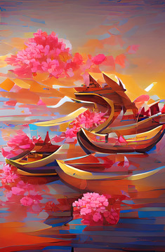 端午節(jié)繪畫圖