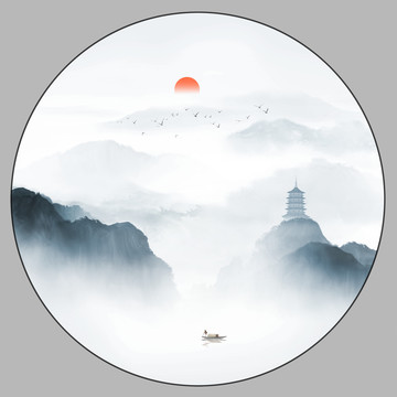 意境山水畫
