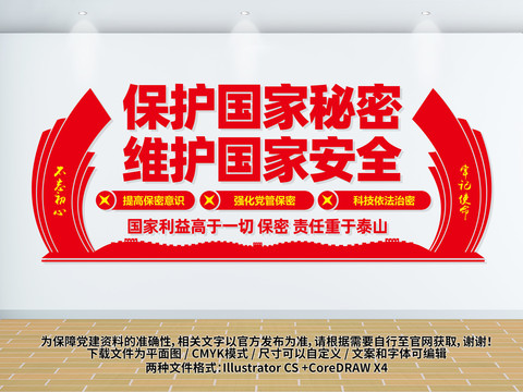 保密文化墻