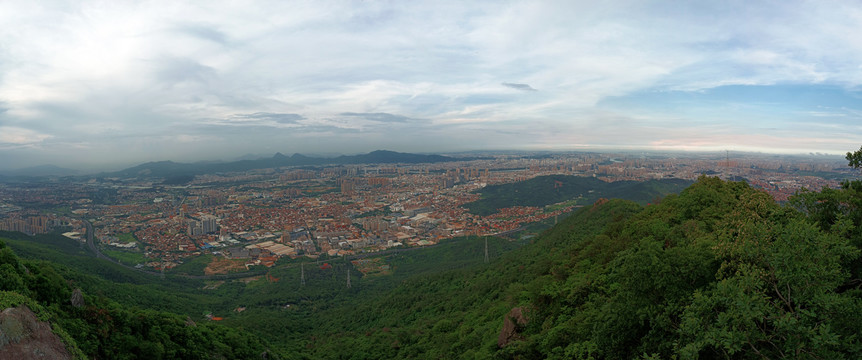 泉州鲤城区全景图