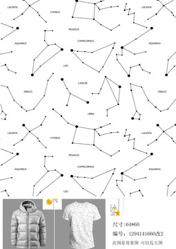 男装衬衫花型恤图案潮牌图