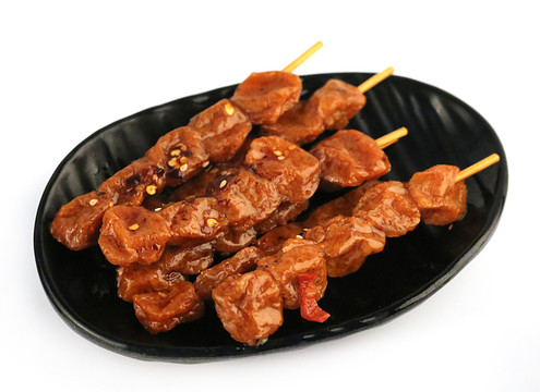 素雞肉串