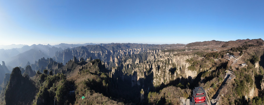 张家界武陵源5A景区全景图