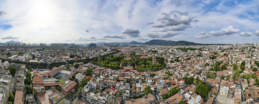 福建泉州全景图