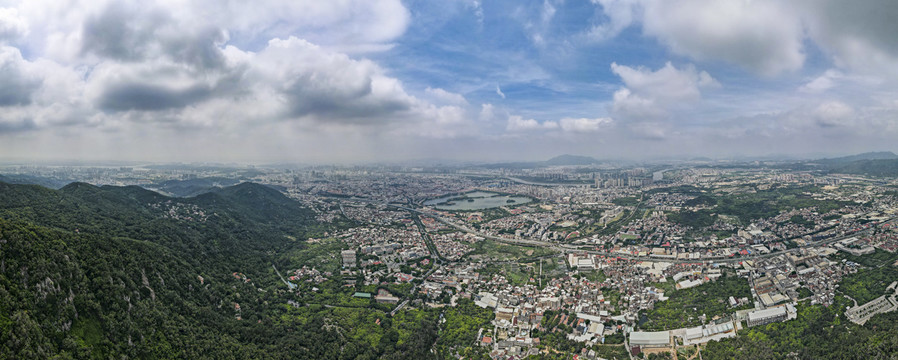 福建泉州城市全景图