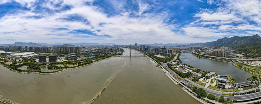 福建福州闽江风光