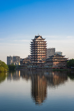 眉山城市风光