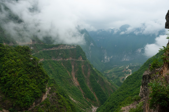 重庆巫山下庄美丽的自然风光