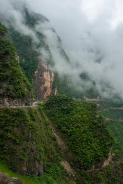 重庆巫山下庄美丽的自然风光