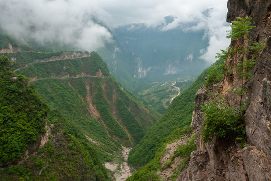 重庆巫山下庄美丽的自然风光