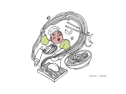 甘肅小吃蘭州拉面