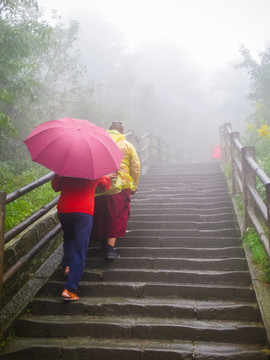 峨眉山台阶